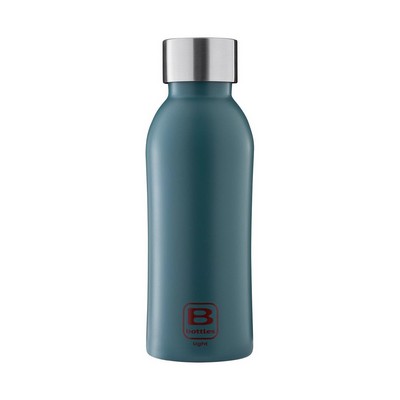 B Bottles Light - Teal Blue - 530 ml - Ultraleichte und kompakte Flasche aus 18/10-Edelstahl